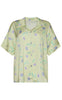 Noella Shirt - Micha - Offwhite w. Flowers