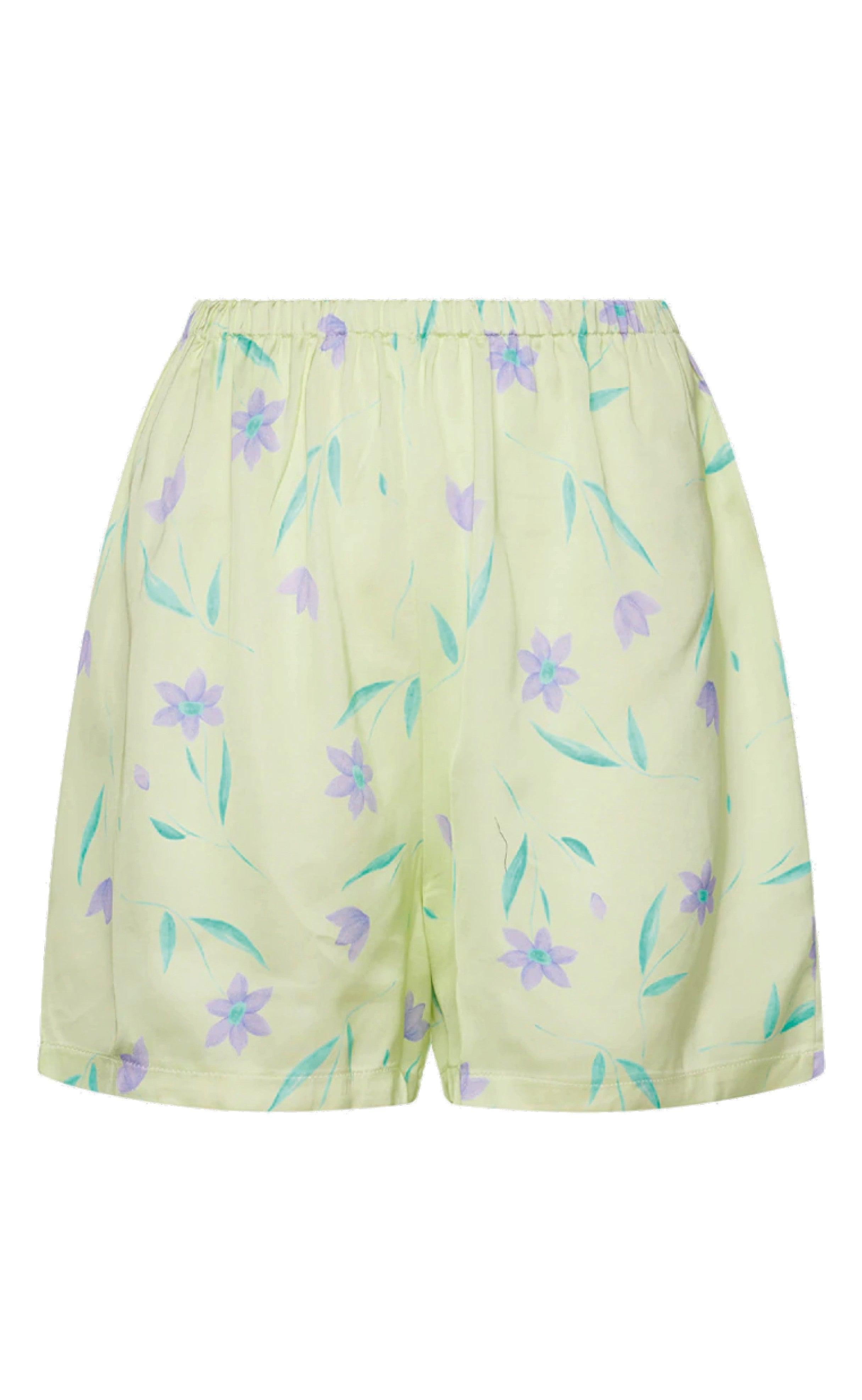 Noella Shorts - Micha - Offwhite w. Flowers