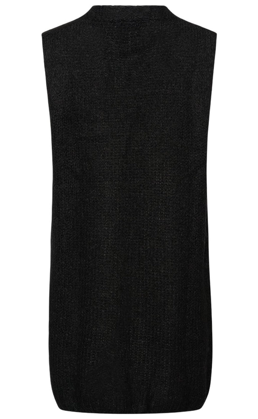 Noella Strik Vest - Fora - Black