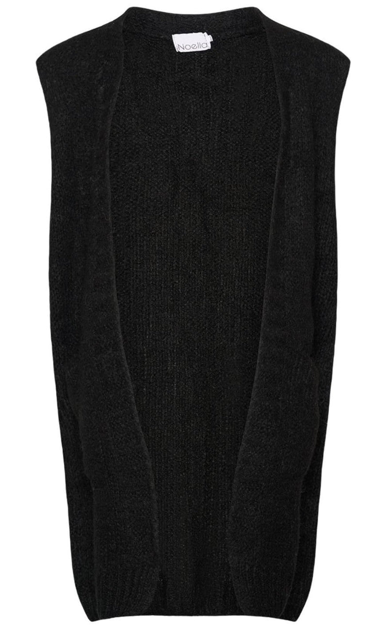 Noella Strik Vest - Fora - Black