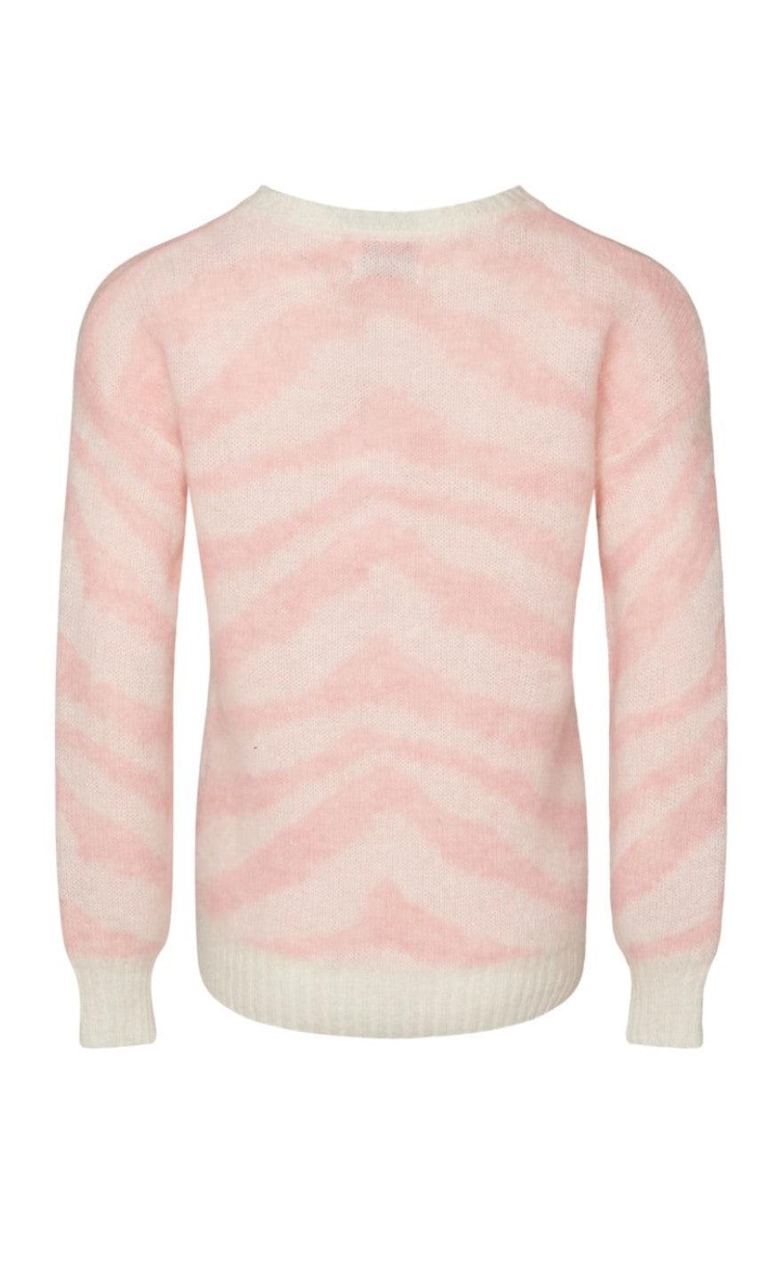 Noella Sweater - Grace - White Pink