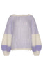 Noella Sweater - Liana - Lavender/White