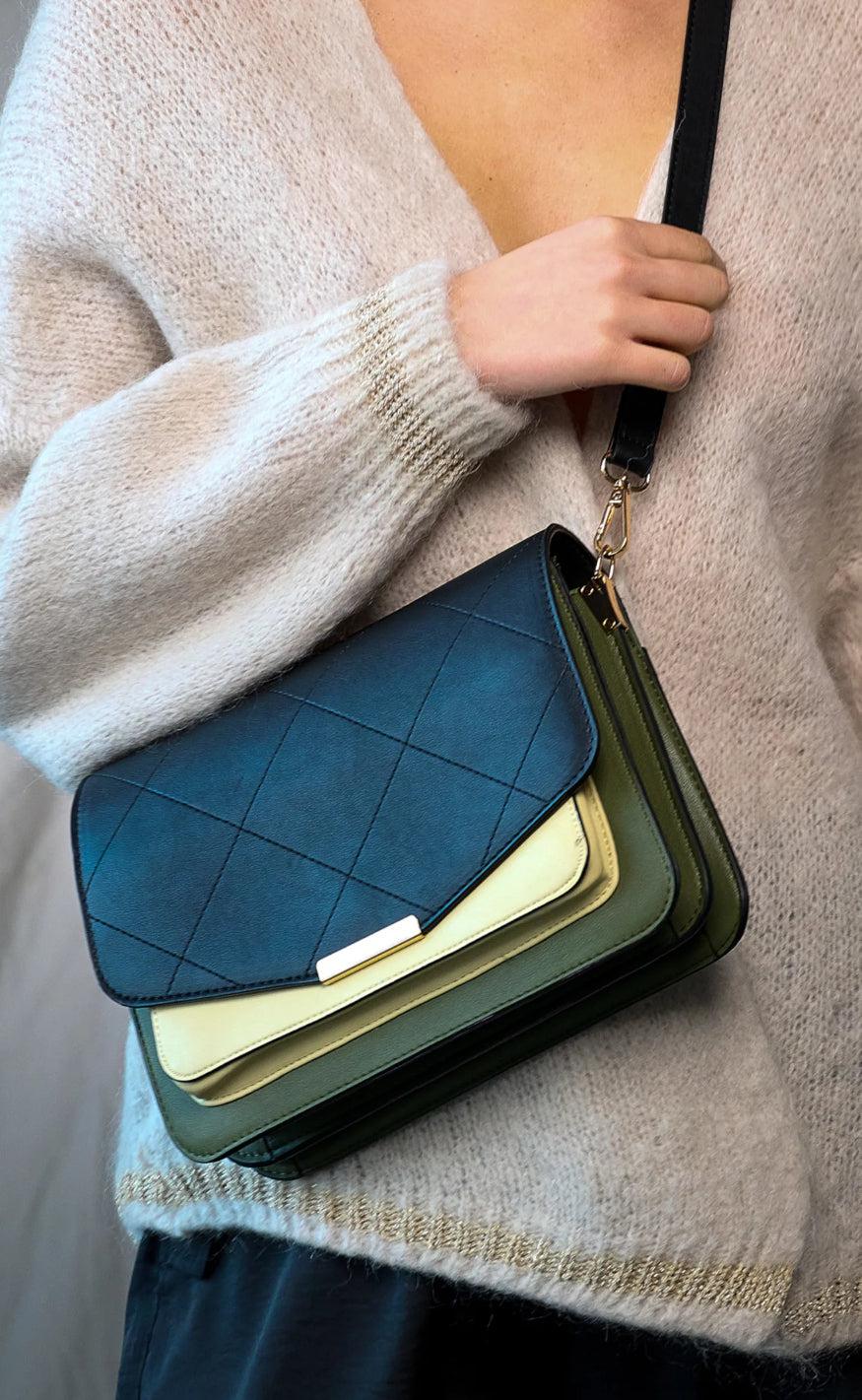 Noella Taske - Blanca Multi Compartment - Black/Green/Cream