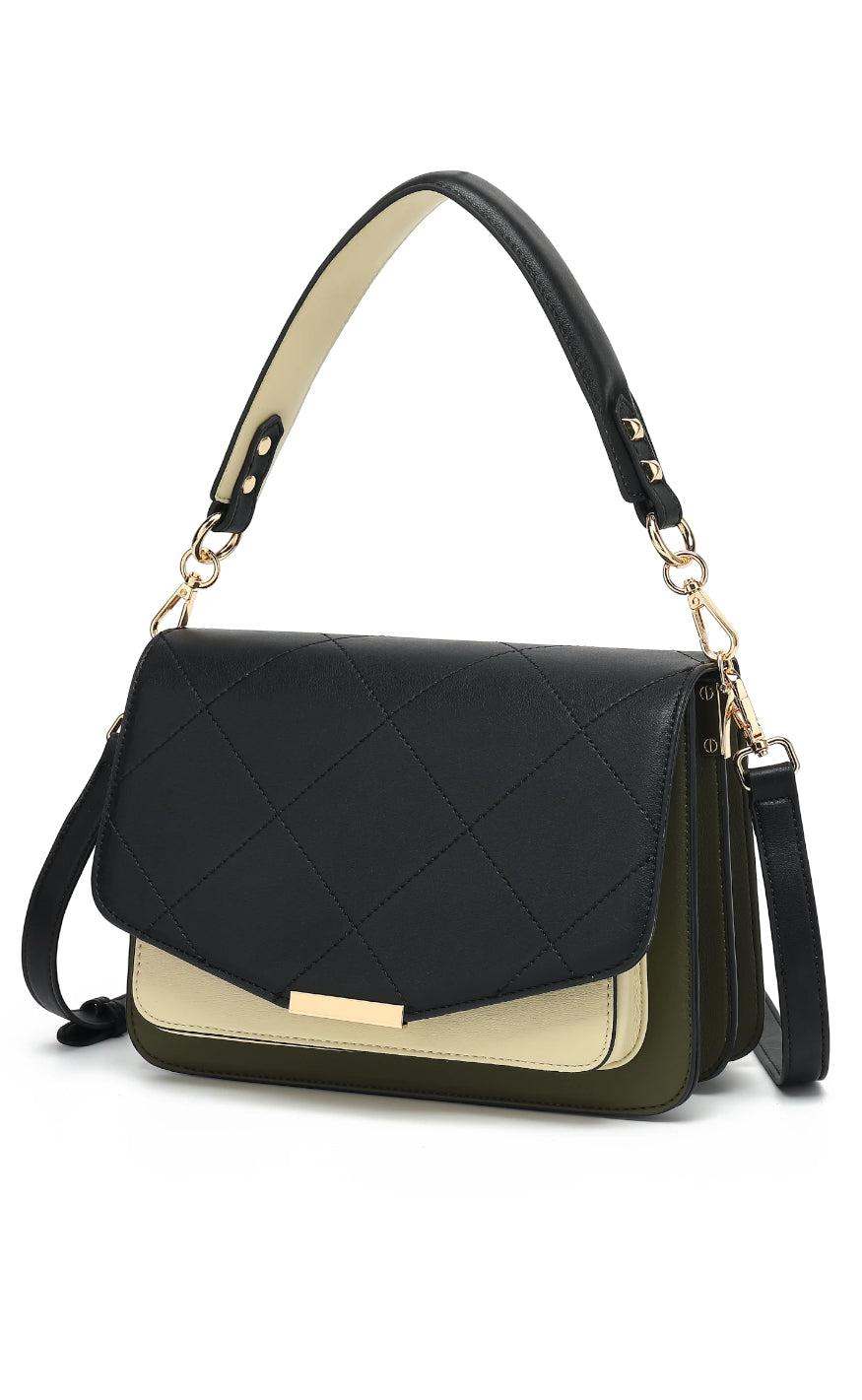 Noella Taske - Blanca Multi Compartment - Black/Green/Cream