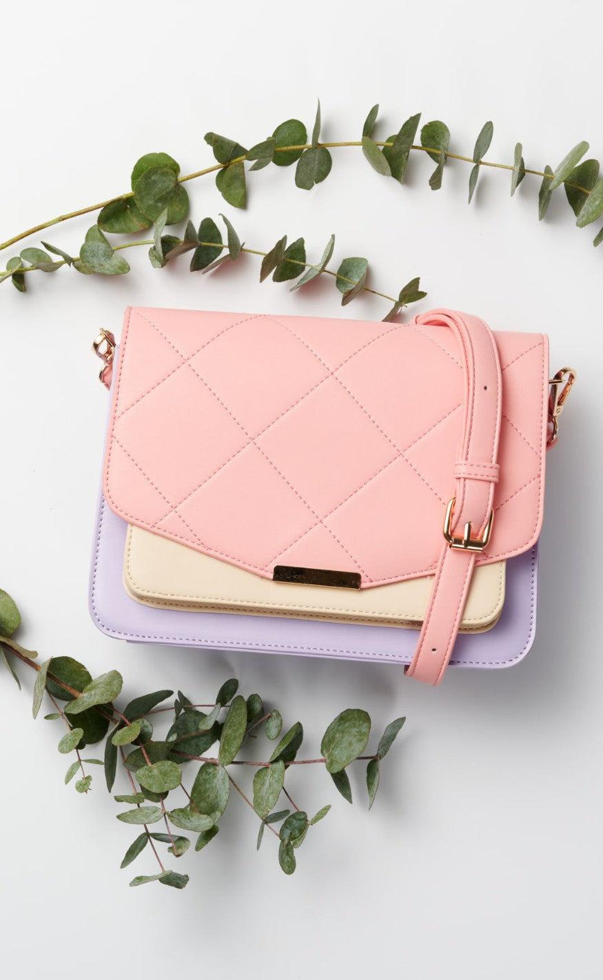 Noella Taske - Blanca Multi Compartment - Coral/Purple/Nude