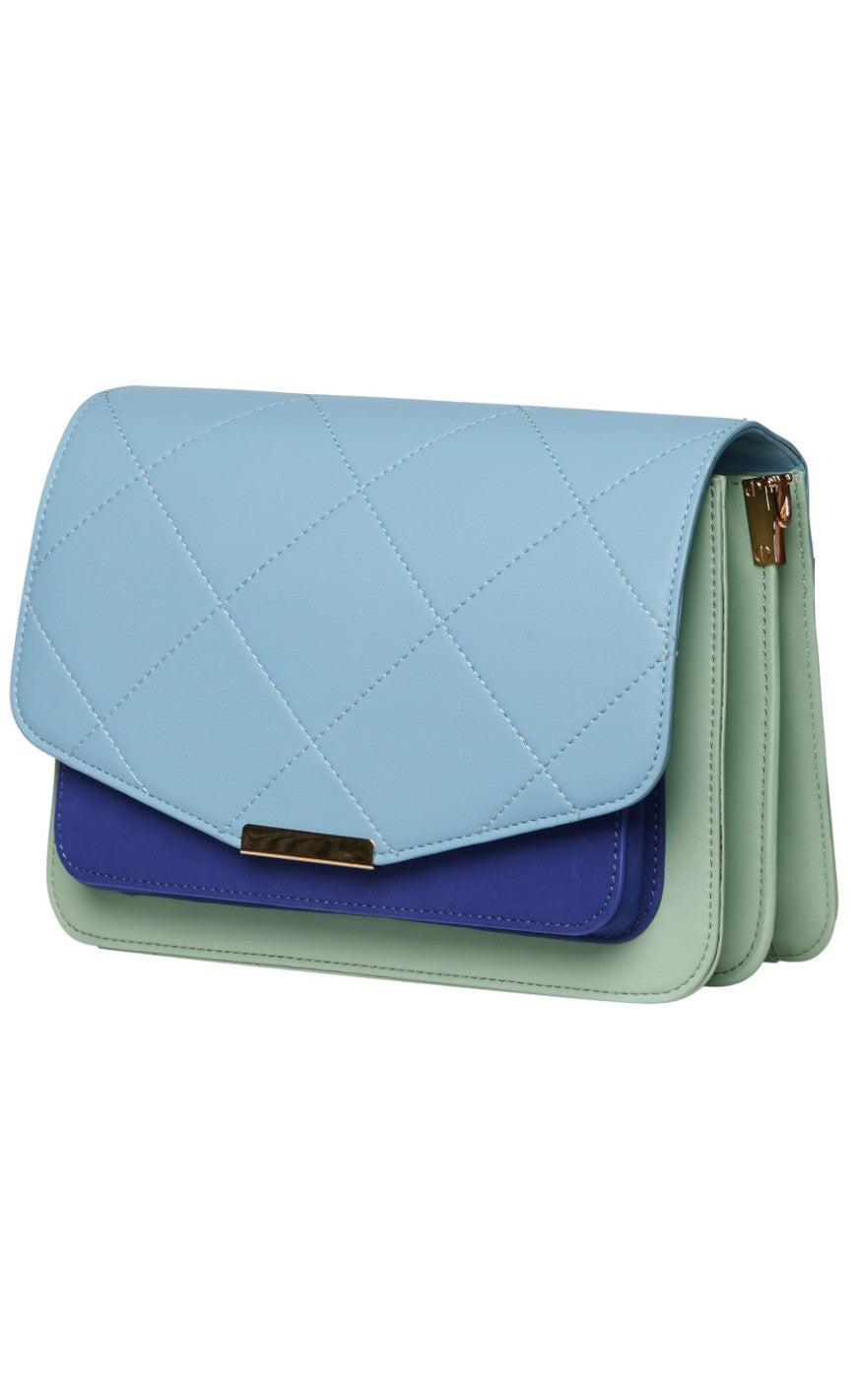 Noella Taske - Blanca Multi Compartment - Mint/Royalblue