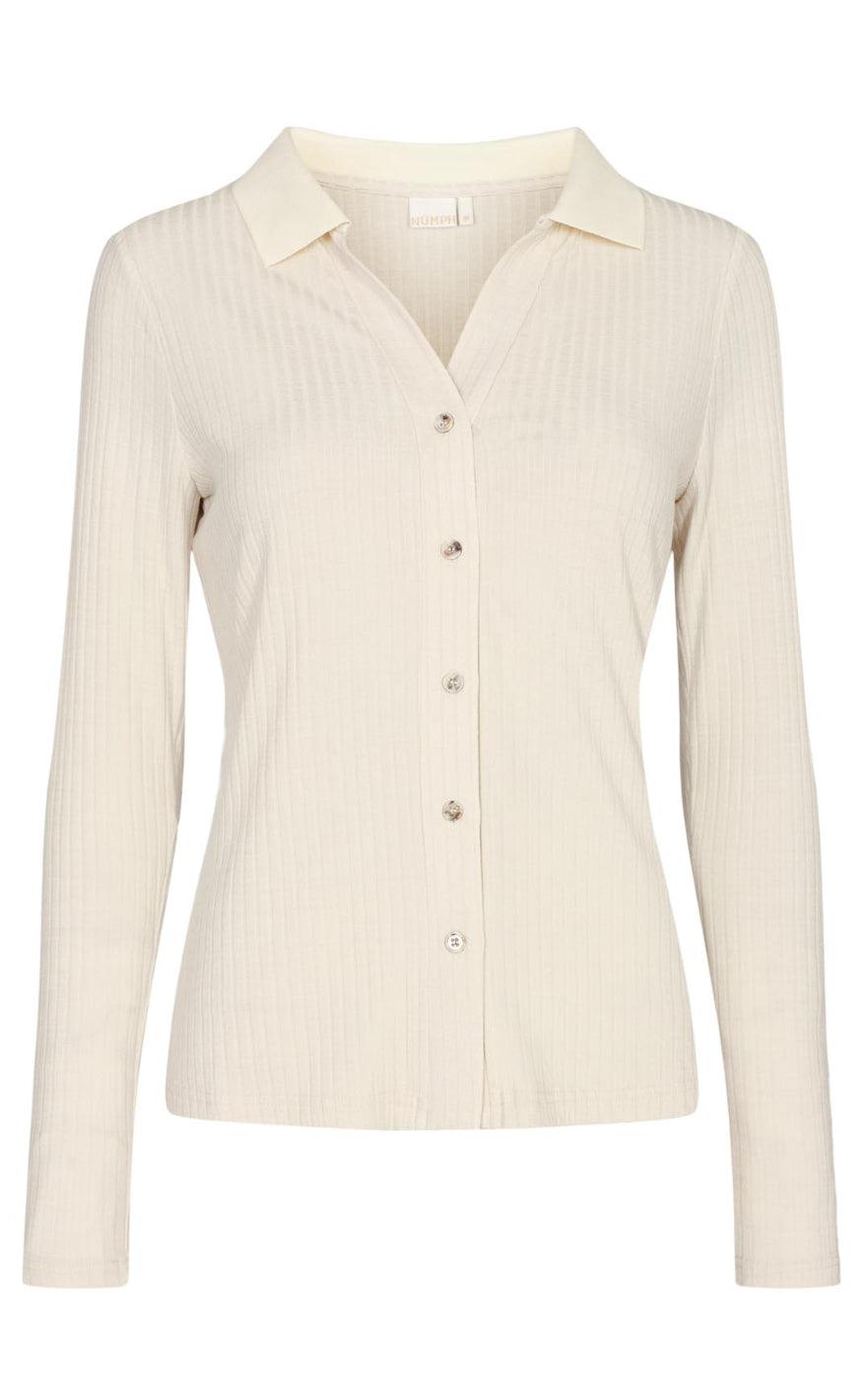 Nümph Bluse - Button - Pristine