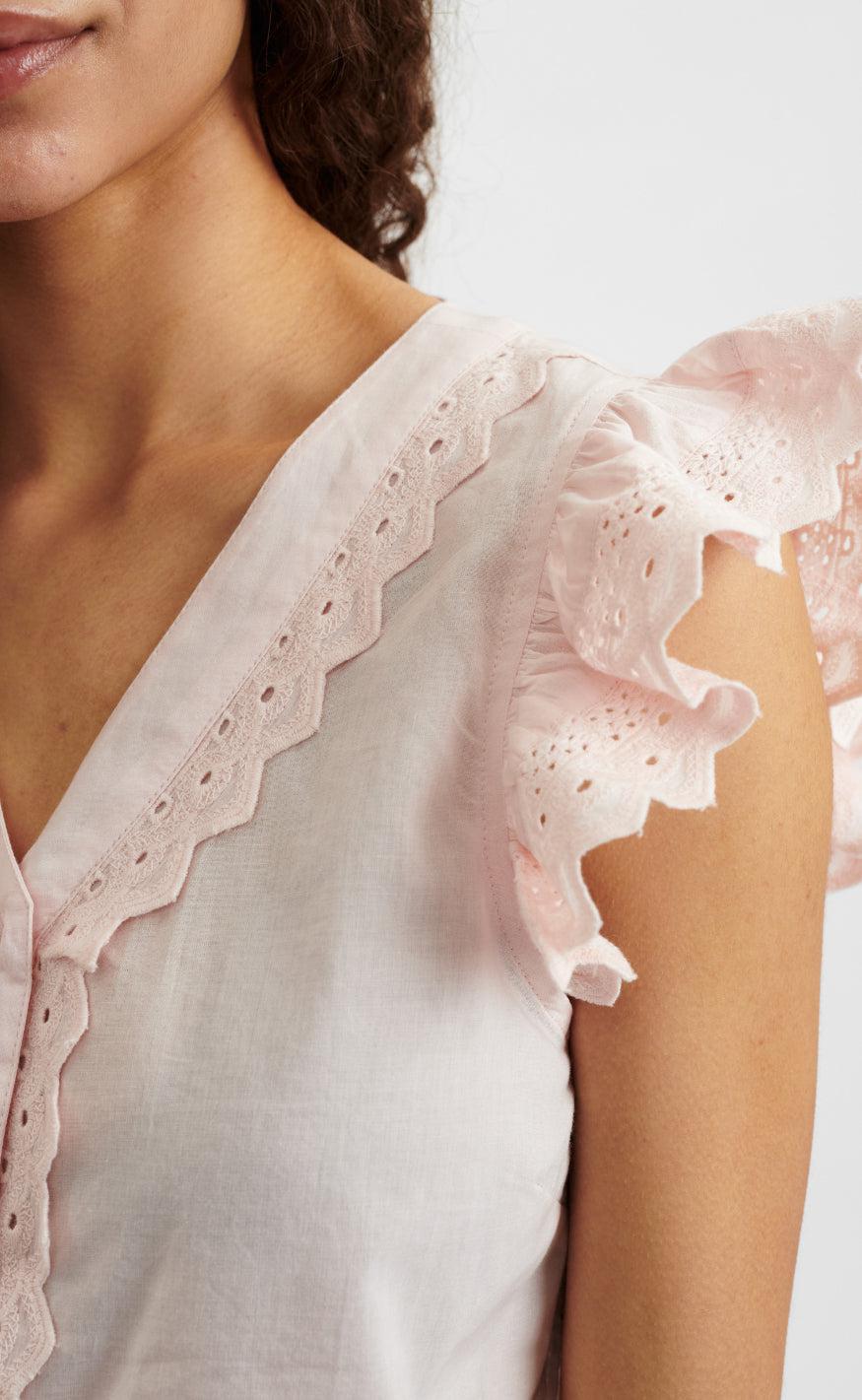 Nümph Bluse - Camma - Mangano Calcite
