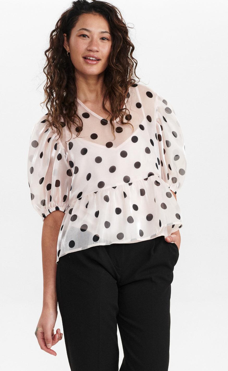 Nümph Bluse - Elizan - Pearl