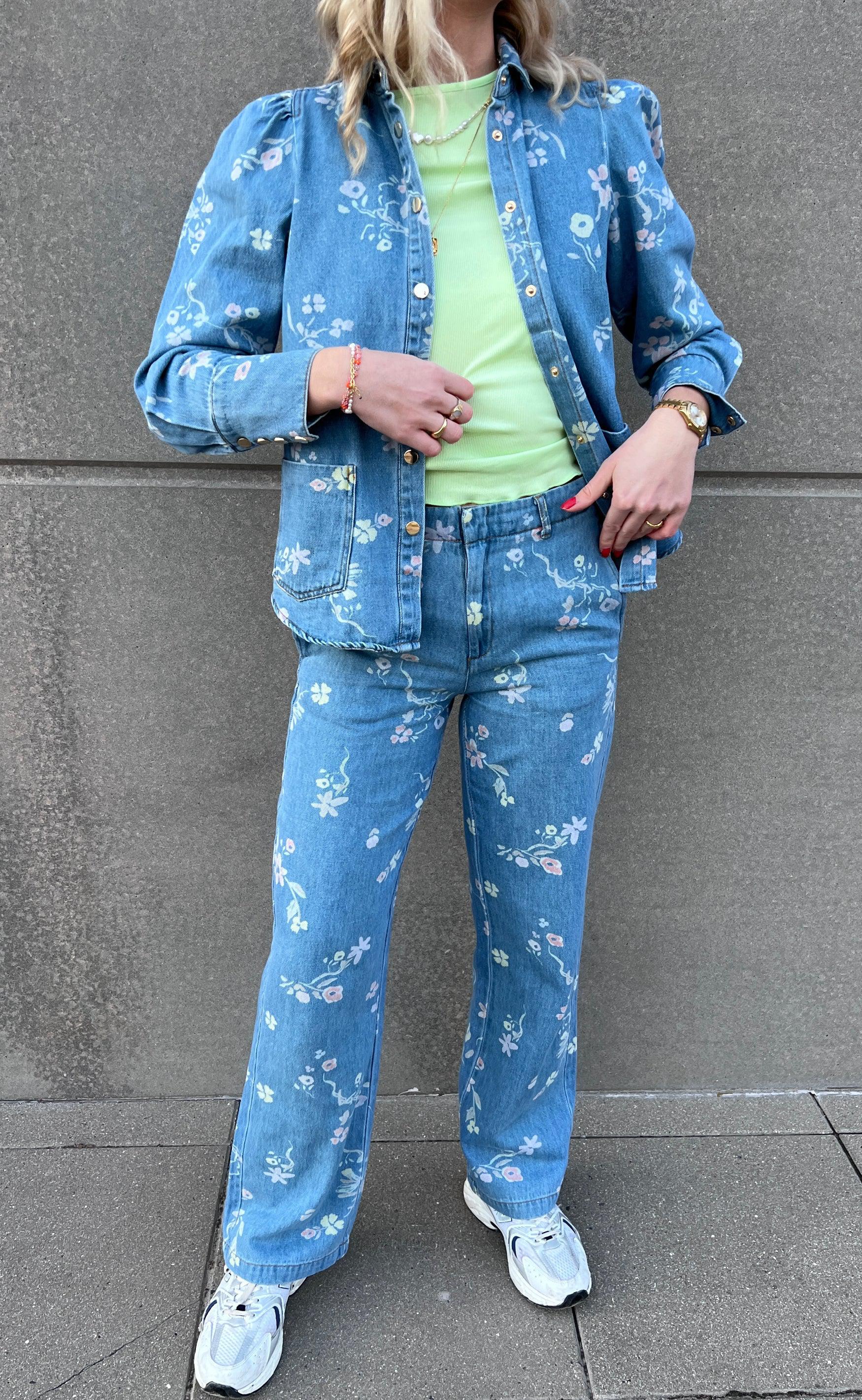 Nümph Bukser - Petra - Light Blue