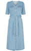 Nümph Kjole - Jenna - Light Blue
