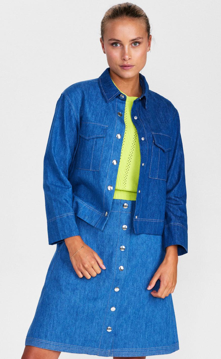Nümph Skjorte - Rina - Medium Blue
