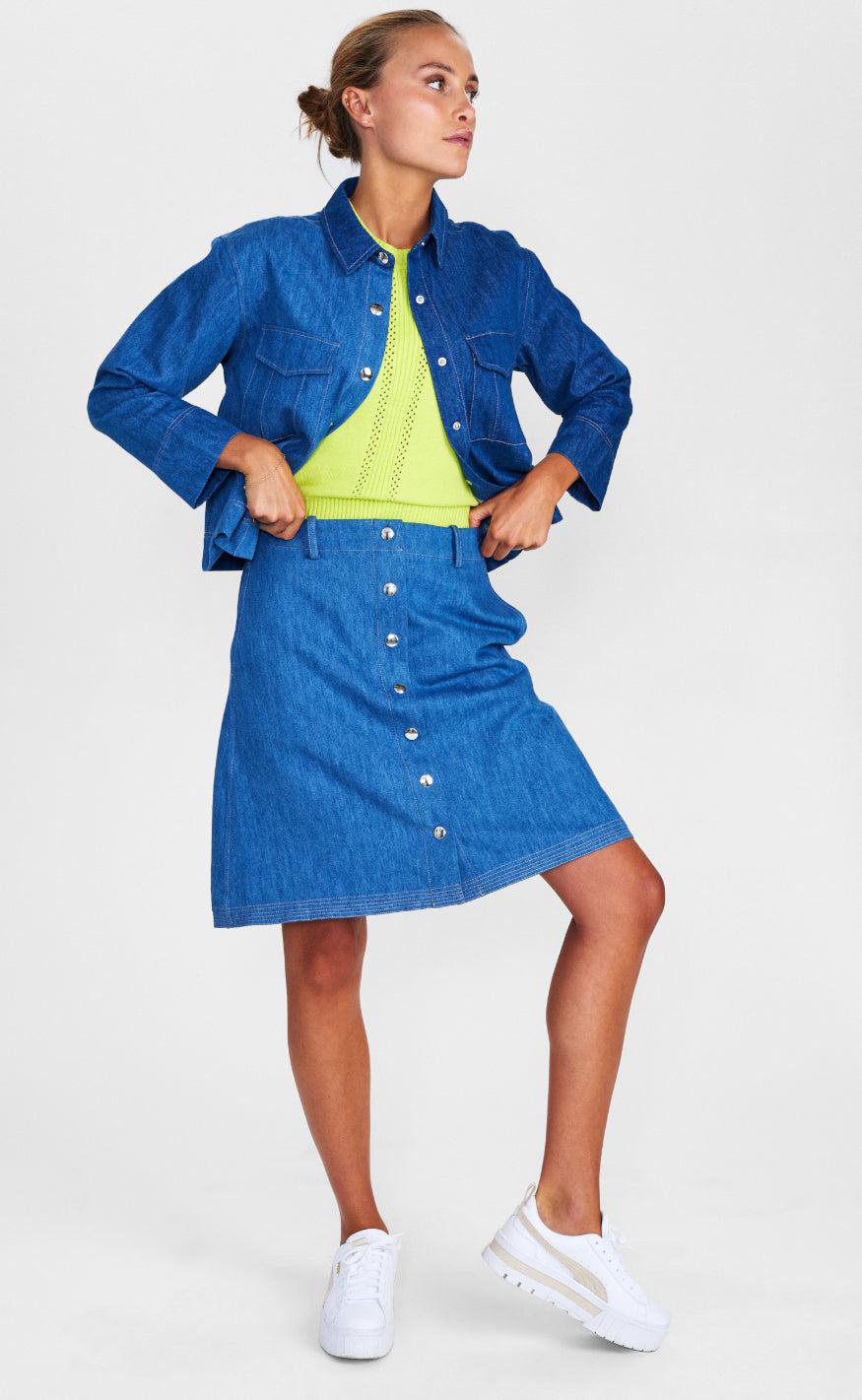 Nümph Skjorte - Rina - Medium Blue
