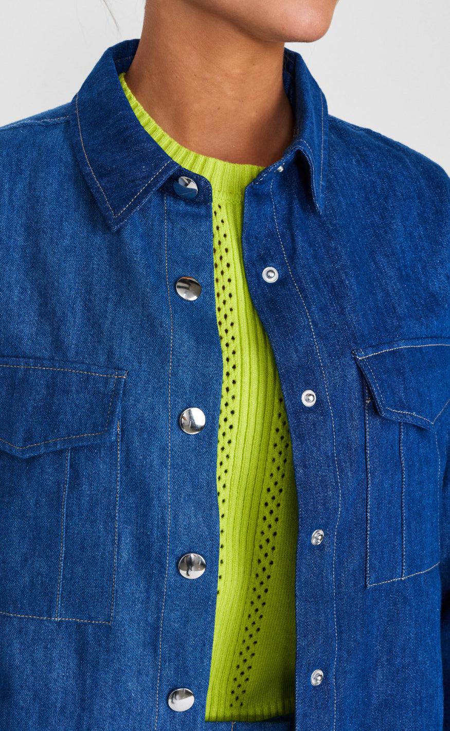 Nümph Skjorte - Rina - Medium Blue