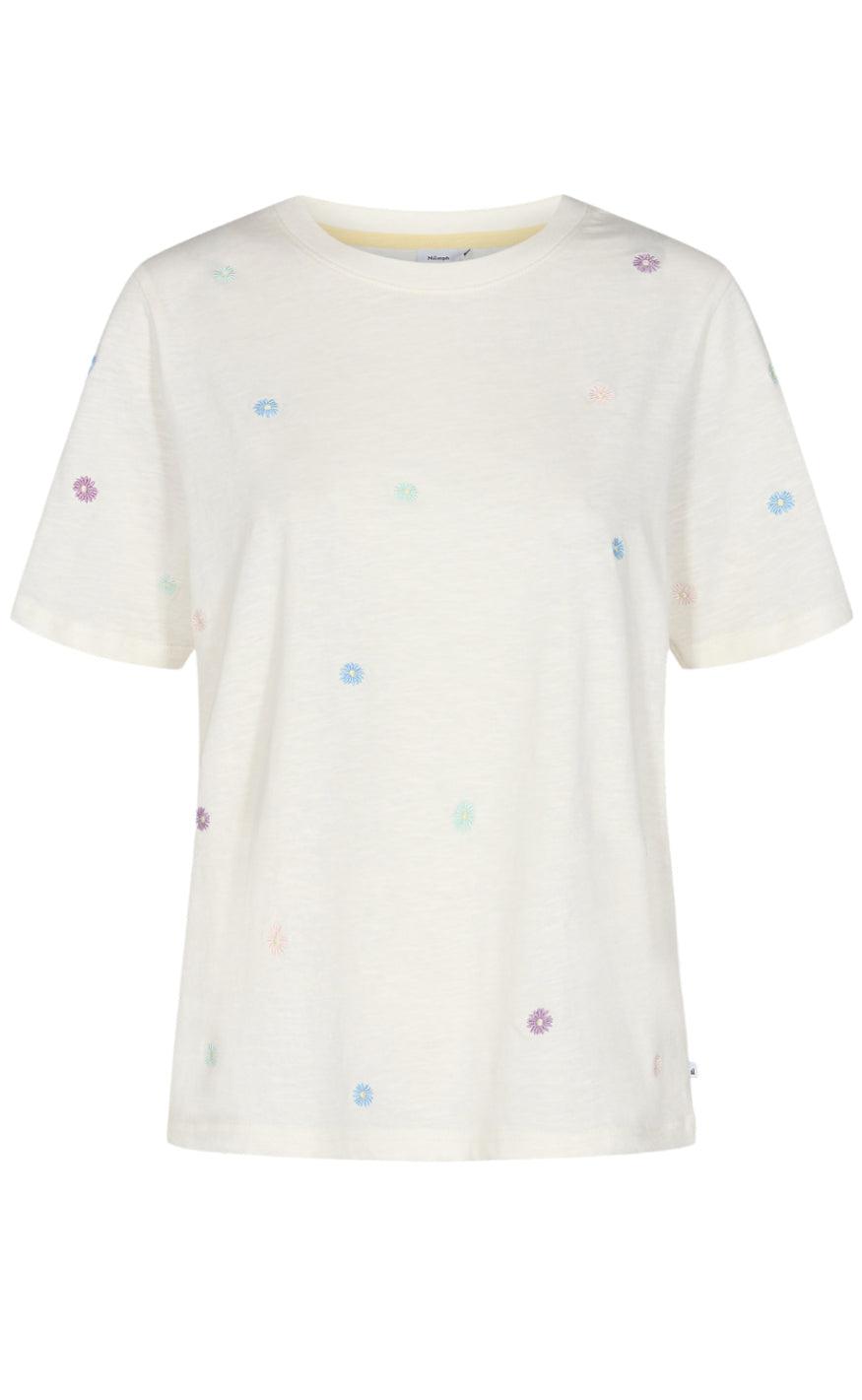 Nümph T-shirt - Tora - Cloud Dancer
