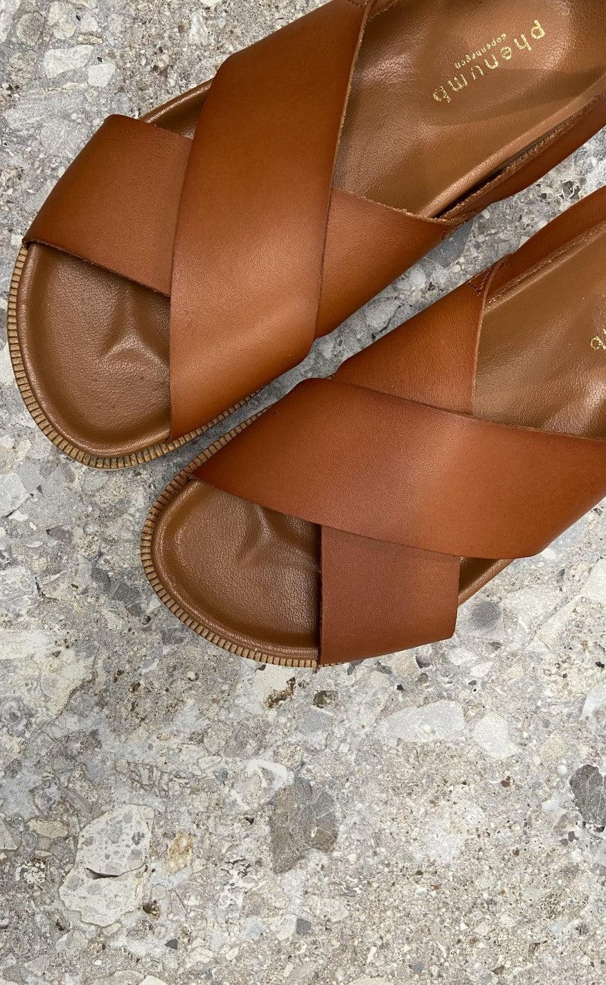 Phenumb Sandaler - Nikita - Cognac