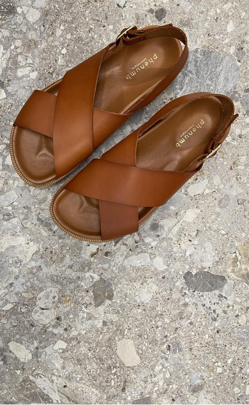 Phenumb Sandaler - Nikita - Cognac