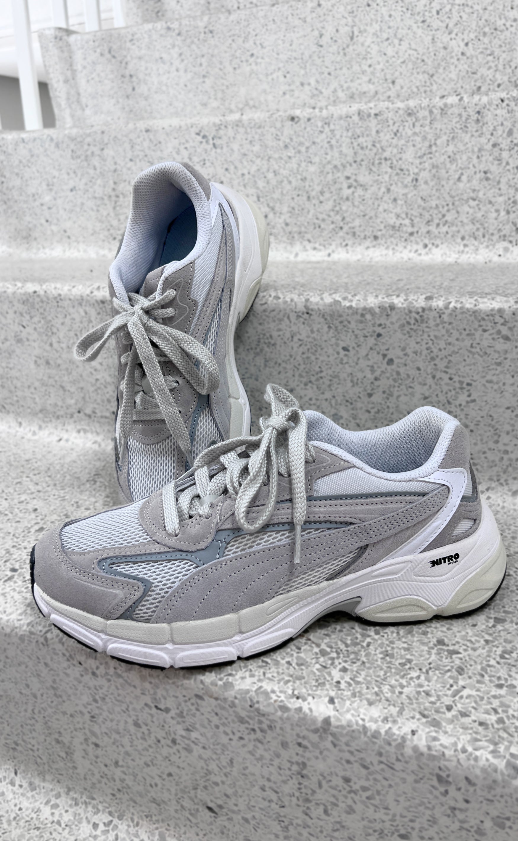 Puma Sneakers - Teveris Nitro - Grey Violet Nimbus Cloud