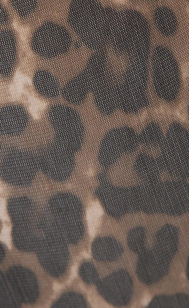 SOFIE SCHNOOR CHERRY LEGGINGS LIGHT BROWN LEOPARD S194321