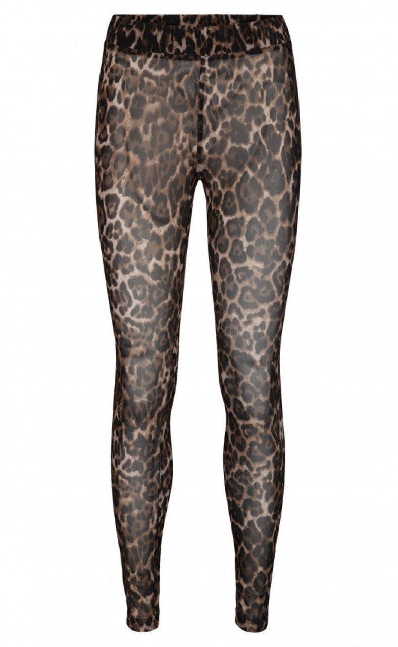 SOFIE SCHNOOR CHERRY LEGGINGS LIGHT BROWN LEOPARD S194321