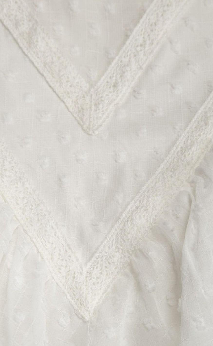 SOFIE SCHNOOR FREYA BLOUSE WHITE S202284