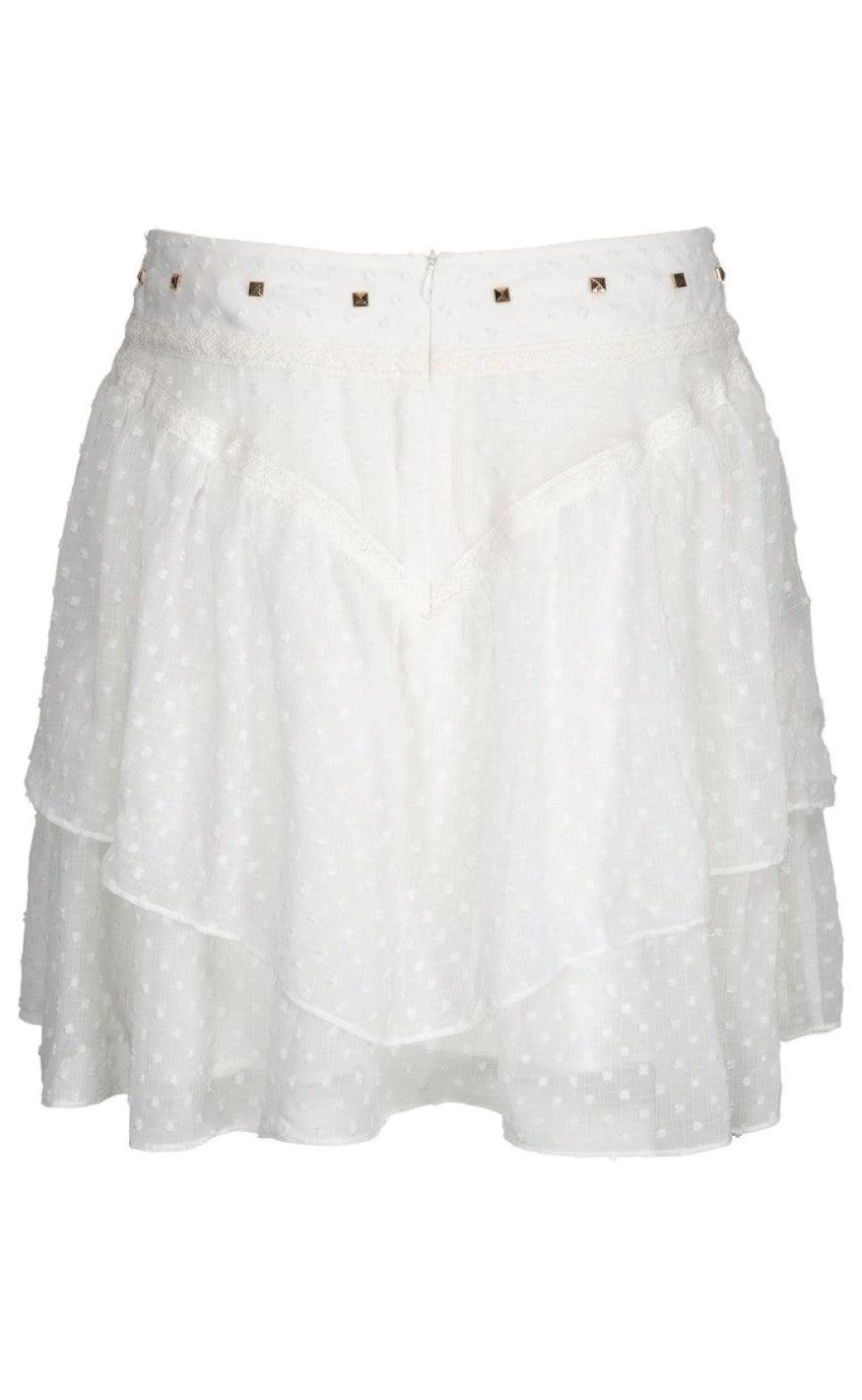 SOFIE SCHNOOR LARA SKIRT WHITE S202286