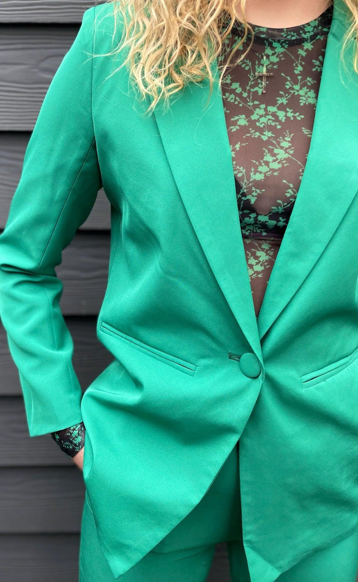 Say INA Copenhagen Blazer - Mai - Green
