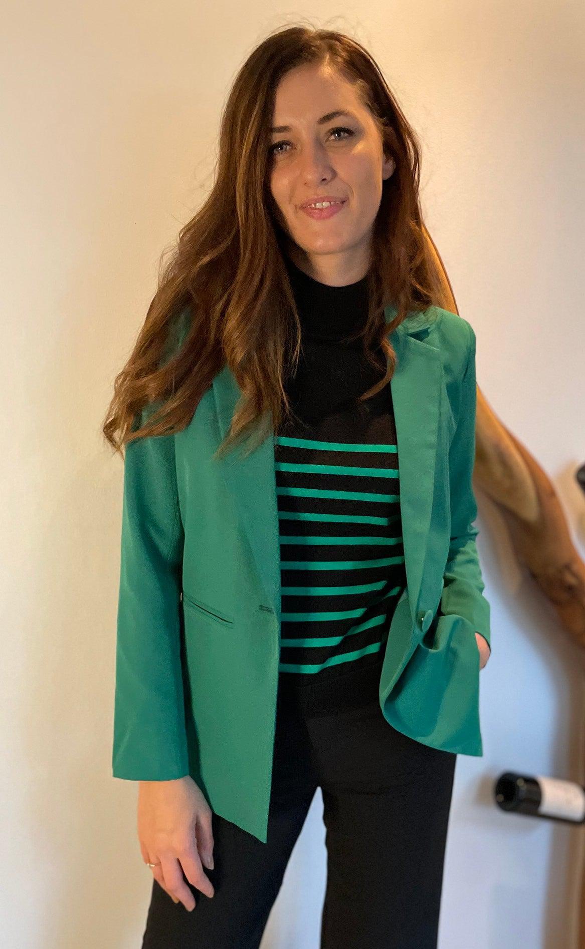 Say INA Copenhagen Blazer - Mai - Green
