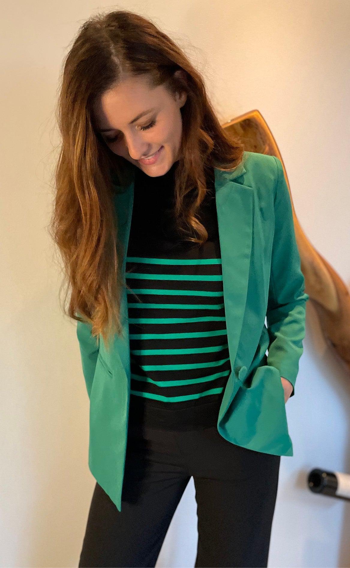 Say INA Copenhagen Blazer - Mai - Green