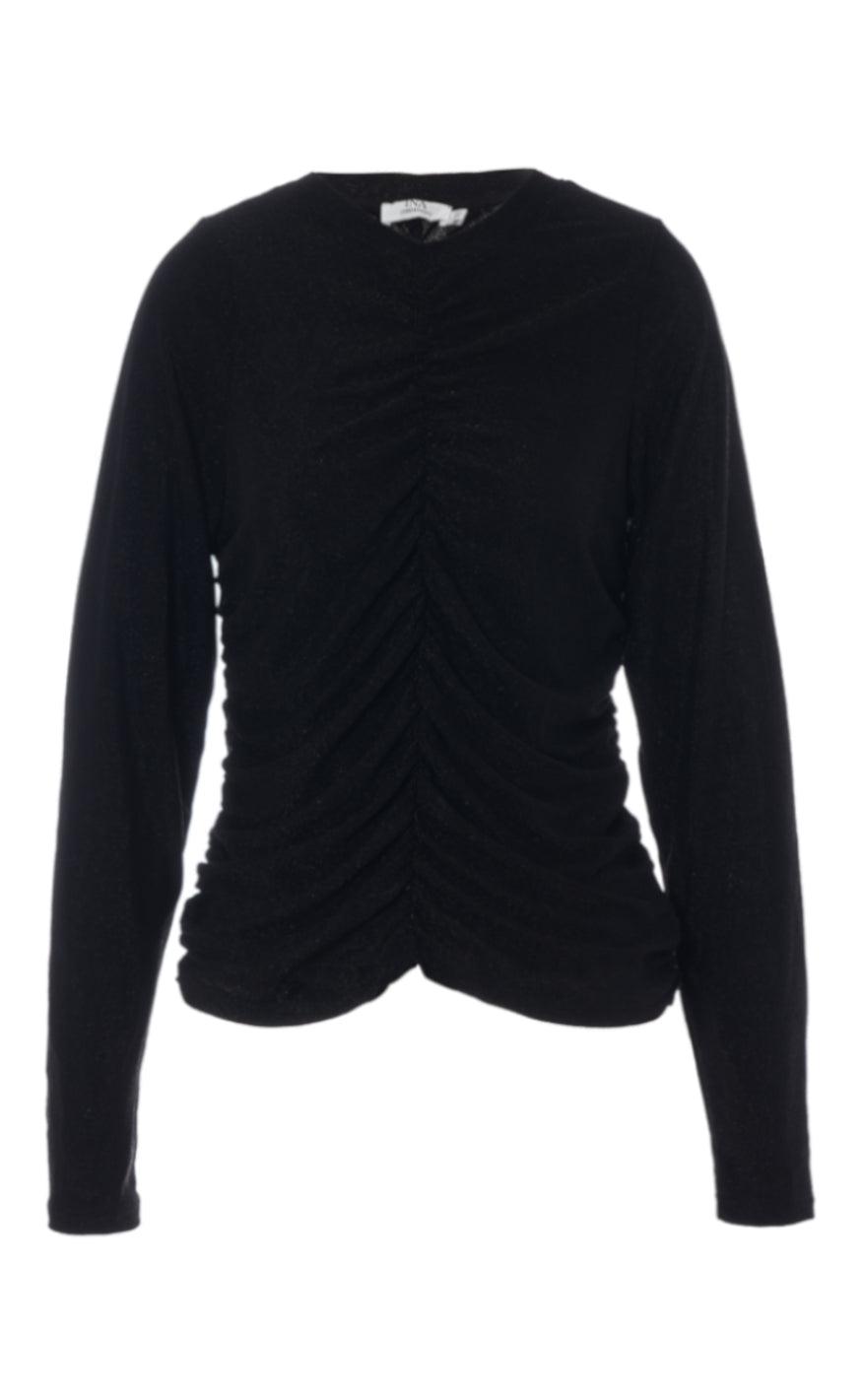Say INA Copenhagen Bluse - Ava - Black Glitter