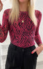 Say INA Copenhagen Bluse - Sofia - Pink Zebra