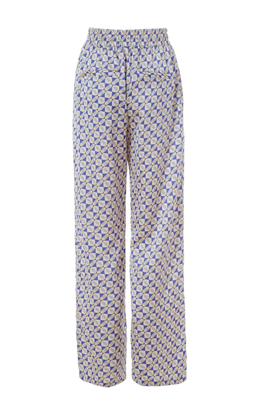 Say INA Copenhagen Bukser - Ida - Graphic Blue