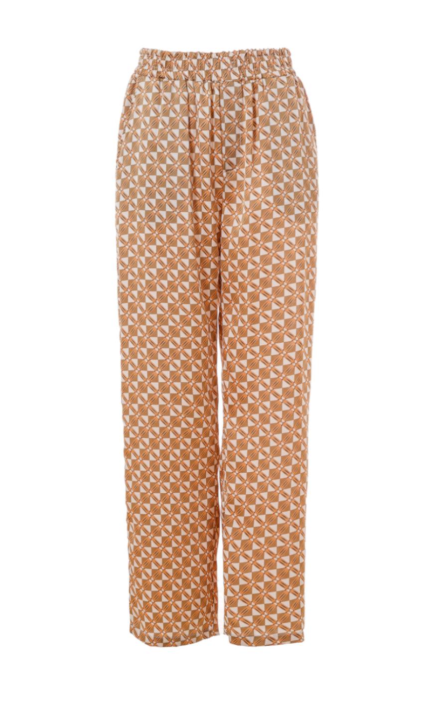 Say INA Copenhagen Bukser - Ida - Graphic Brown