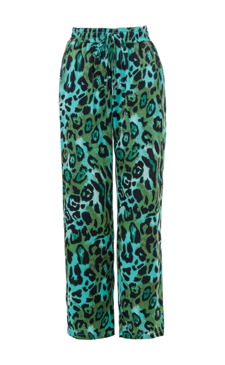 Say INA Copenhagen Bukser - Ida - Green Leo