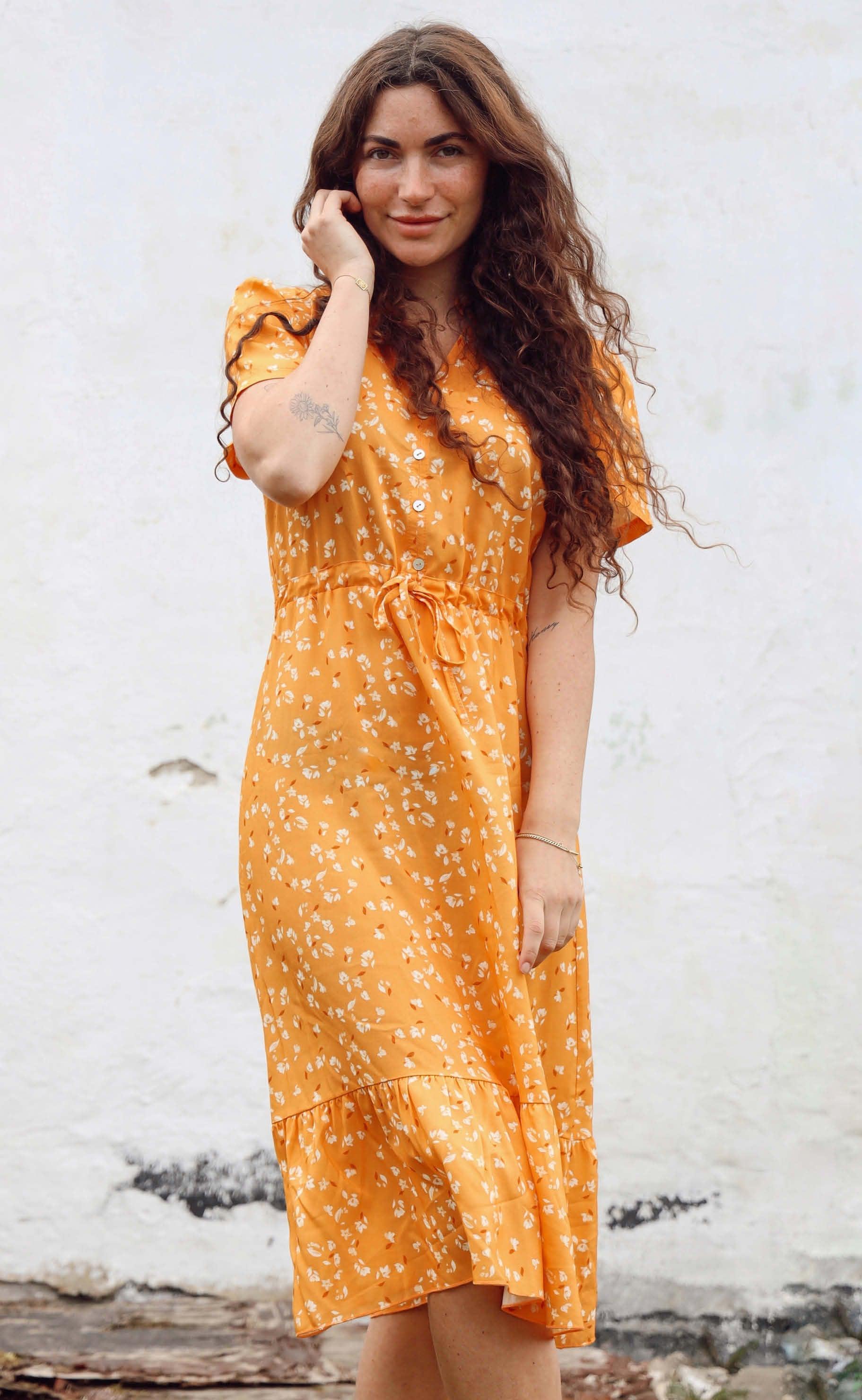Say INA Copenhagen Kjole - Abi - Golden Flower