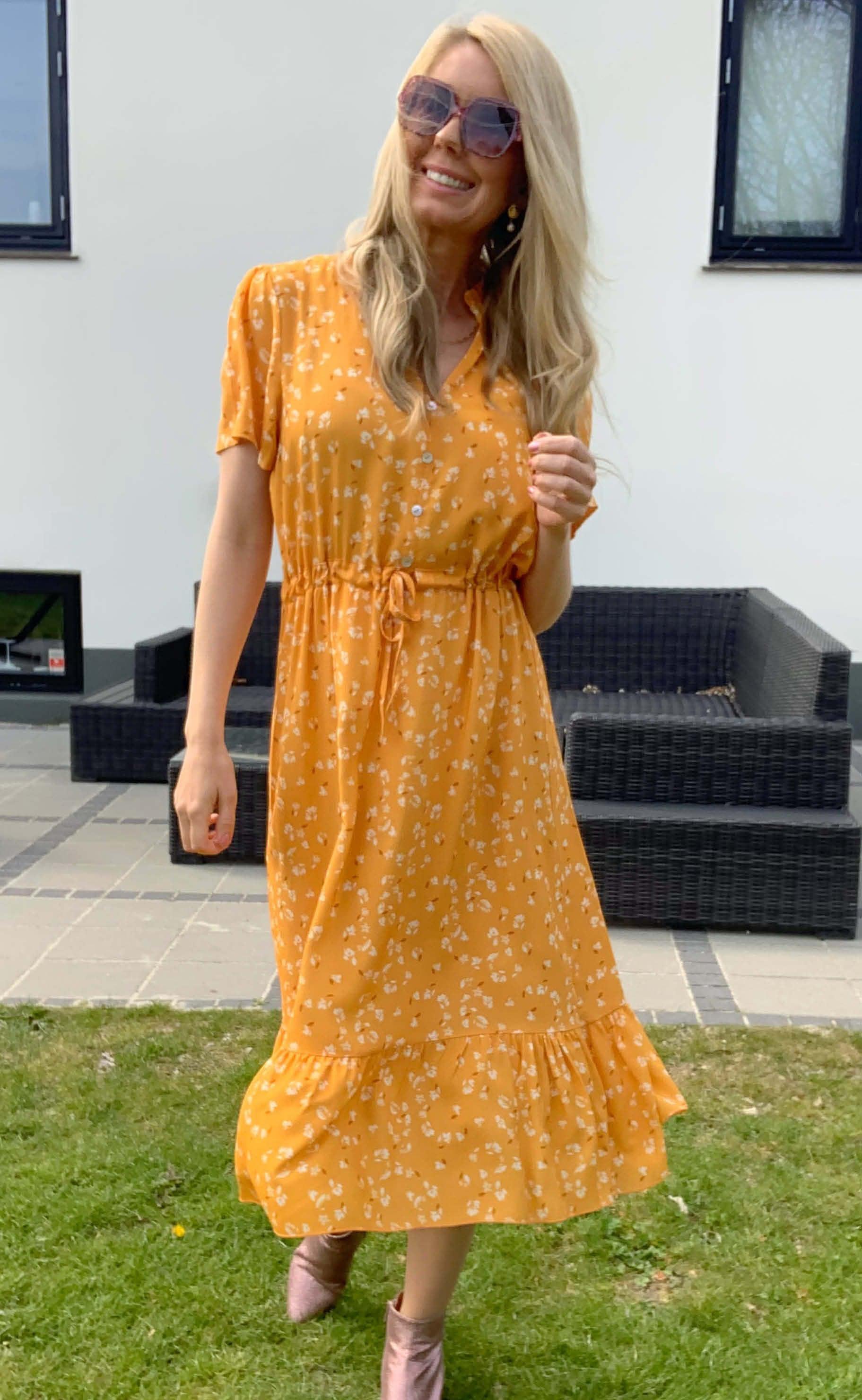 Say INA Copenhagen Kjole - Abi - Golden Flower