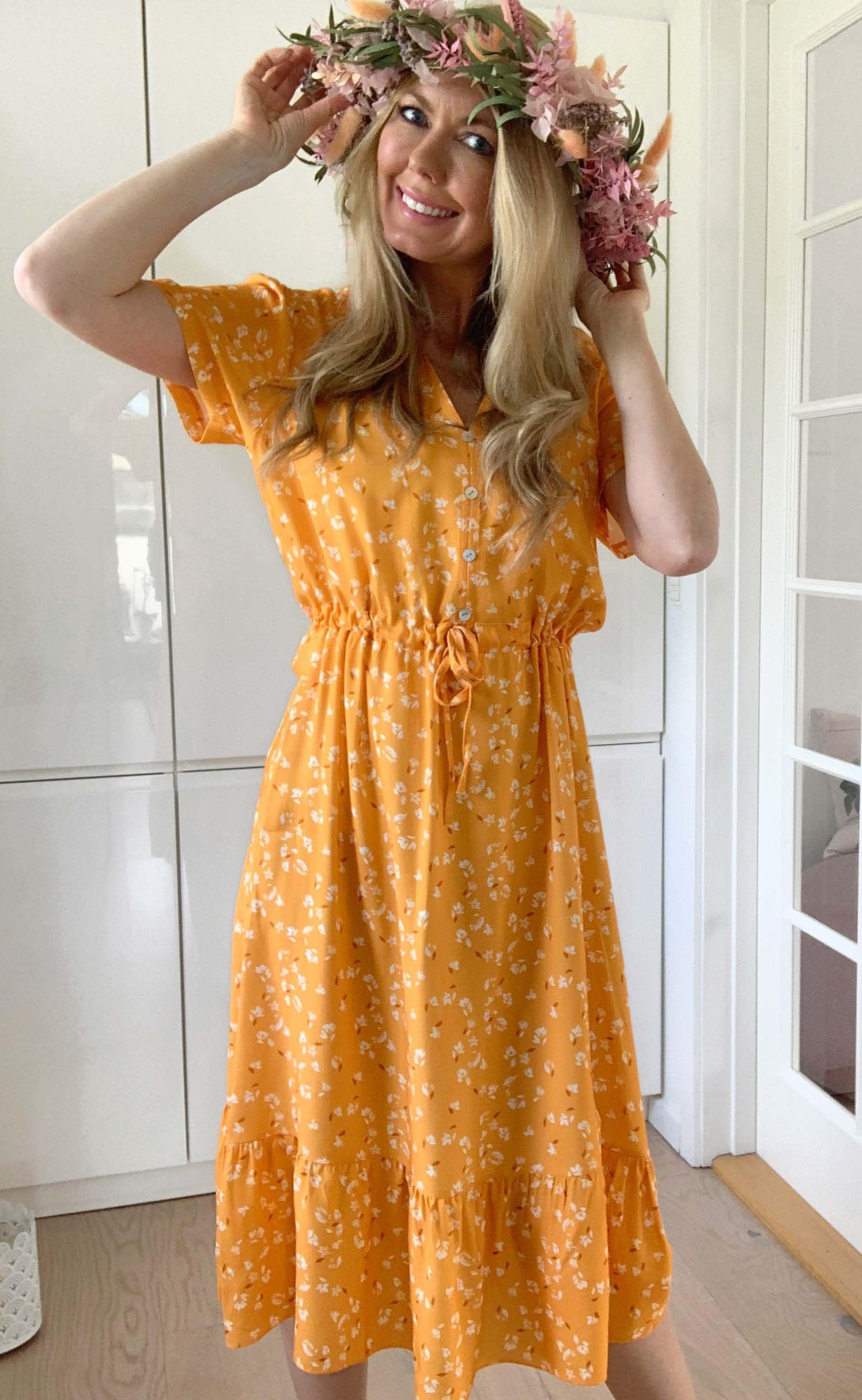 Say INA Copenhagen Kjole - Abi - Golden Flower