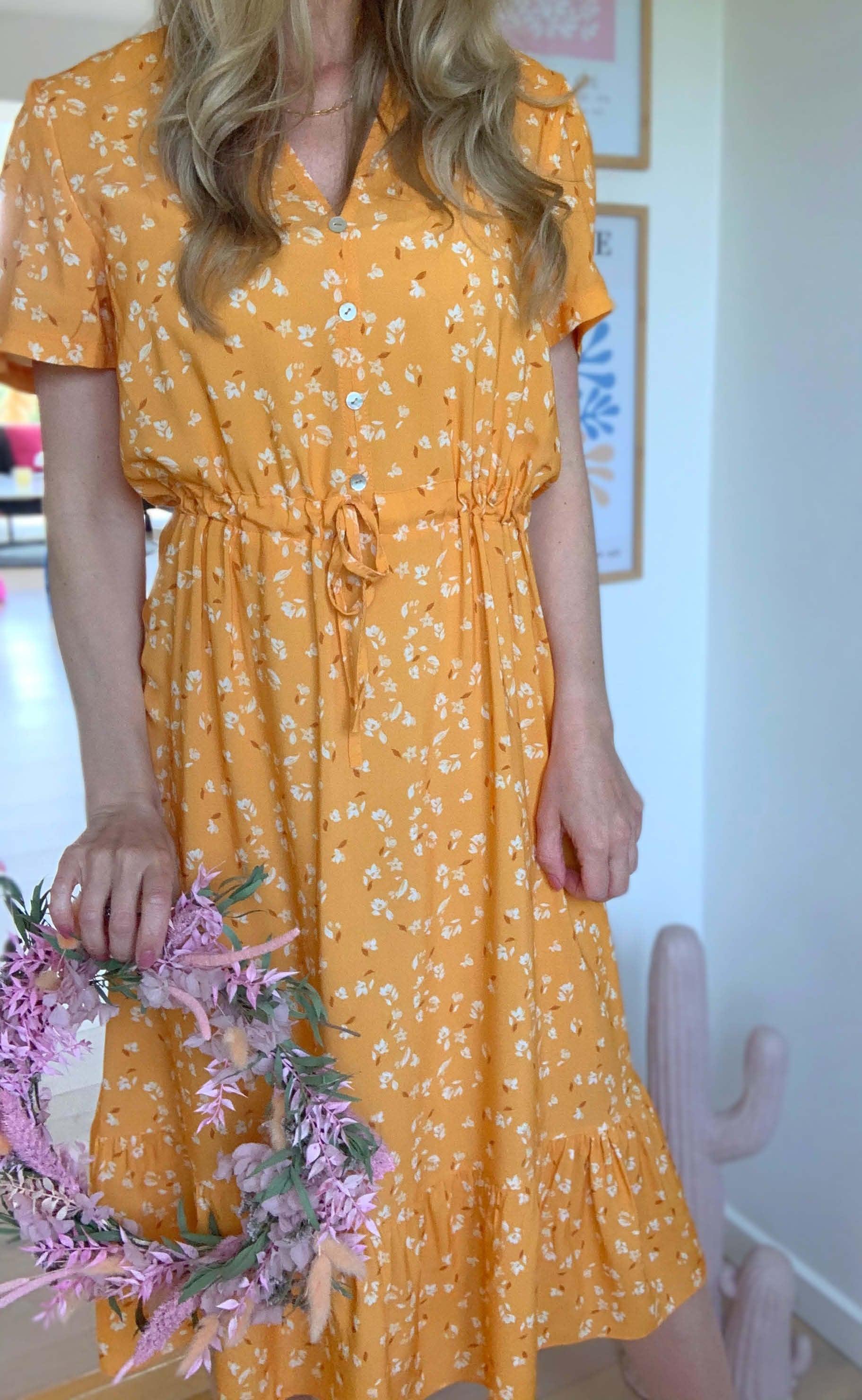 Say INA Copenhagen Kjole - Abi - Golden Flower