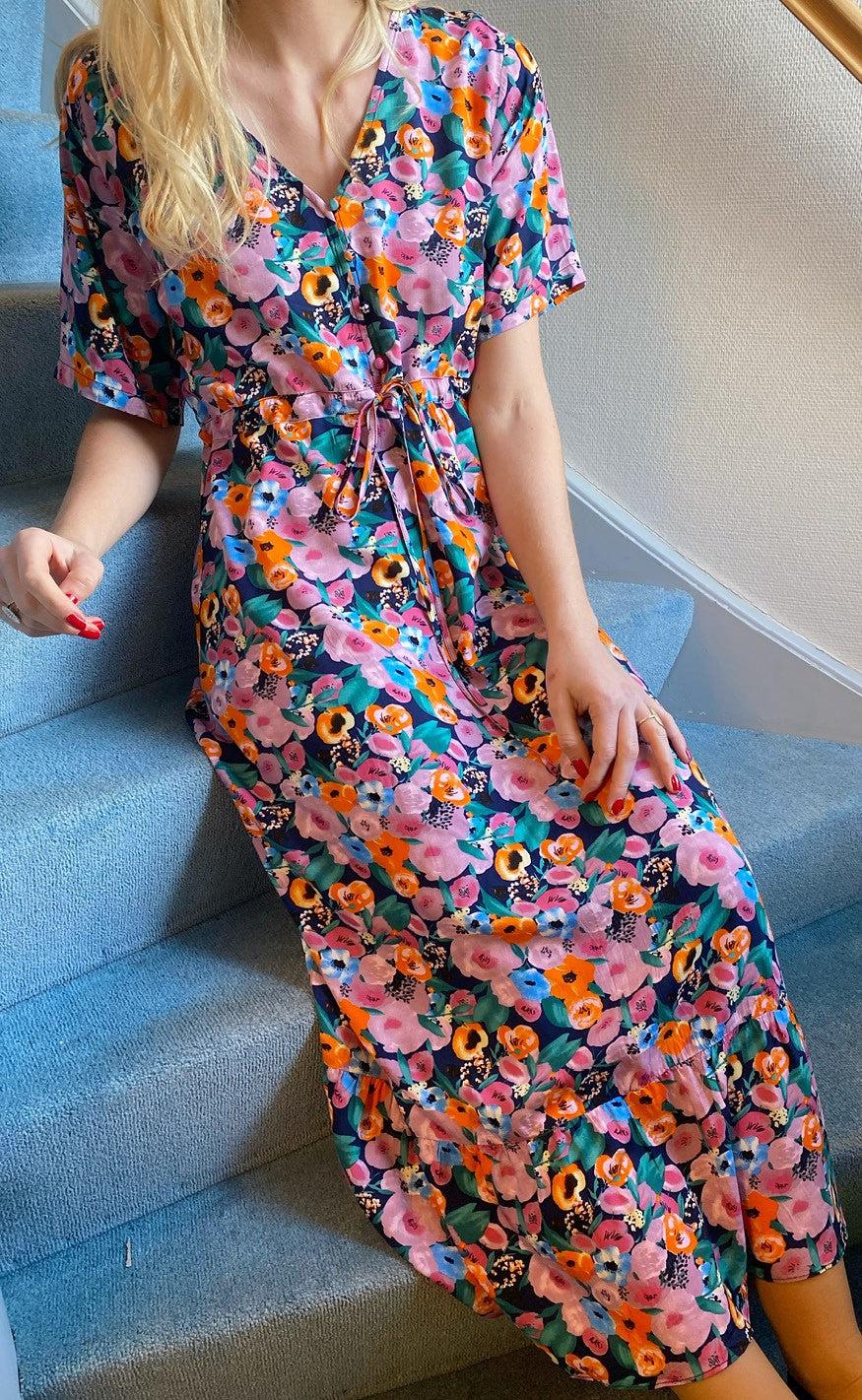 Say INA Copenhagen Kjole - Abi - Mixed Flower