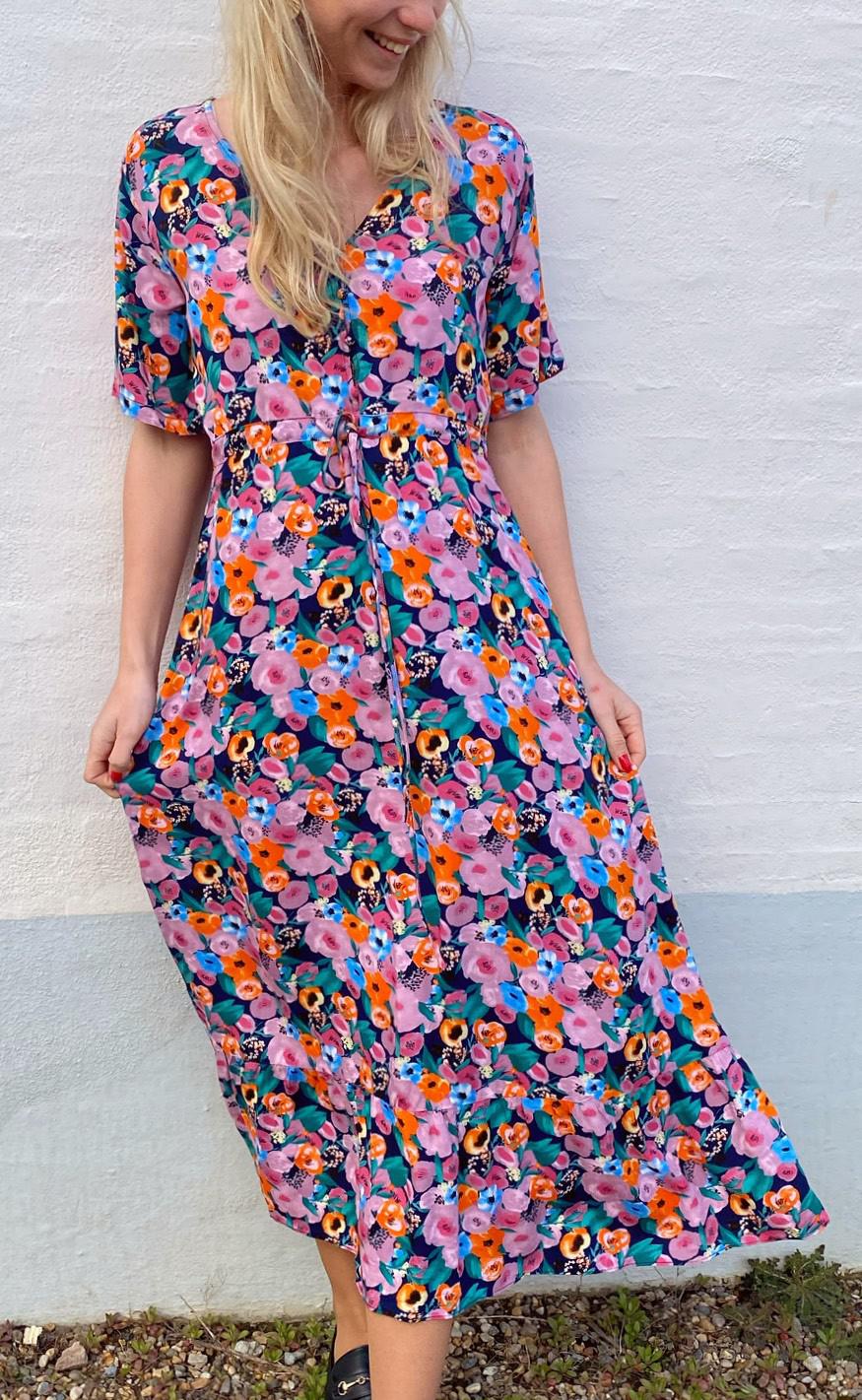 Say INA Copenhagen Kjole - Abi - Mixed Flower