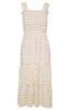 Say INA Copenhagen Kjole - Amber - Beige Check