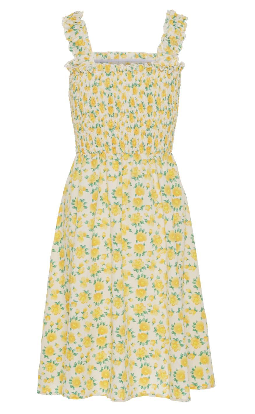 Say INA Copenhagen Kjole - Andrea - Yellow Flower
