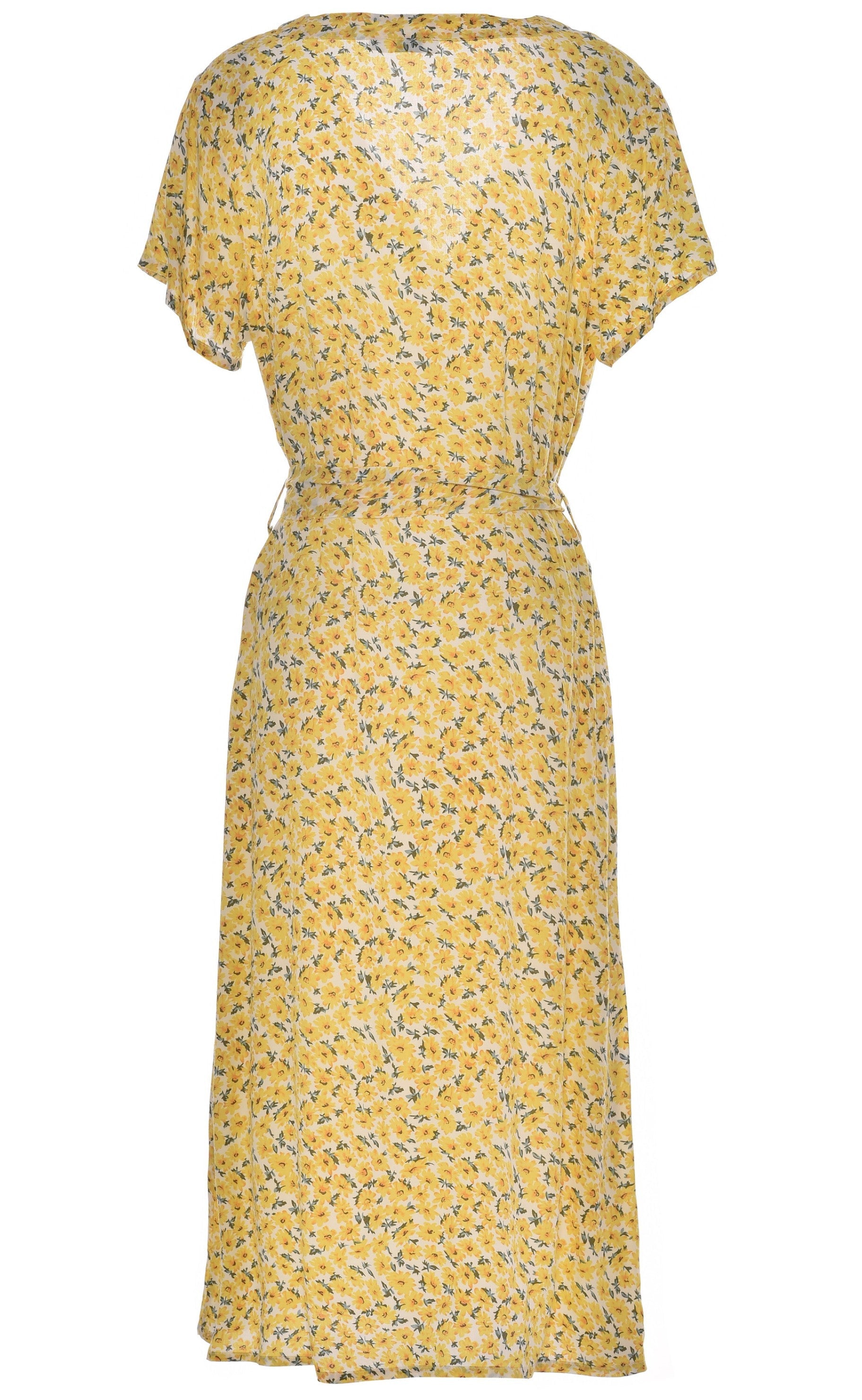 Say INA Copenhagen Kjole - Astrid - Yellow Flower