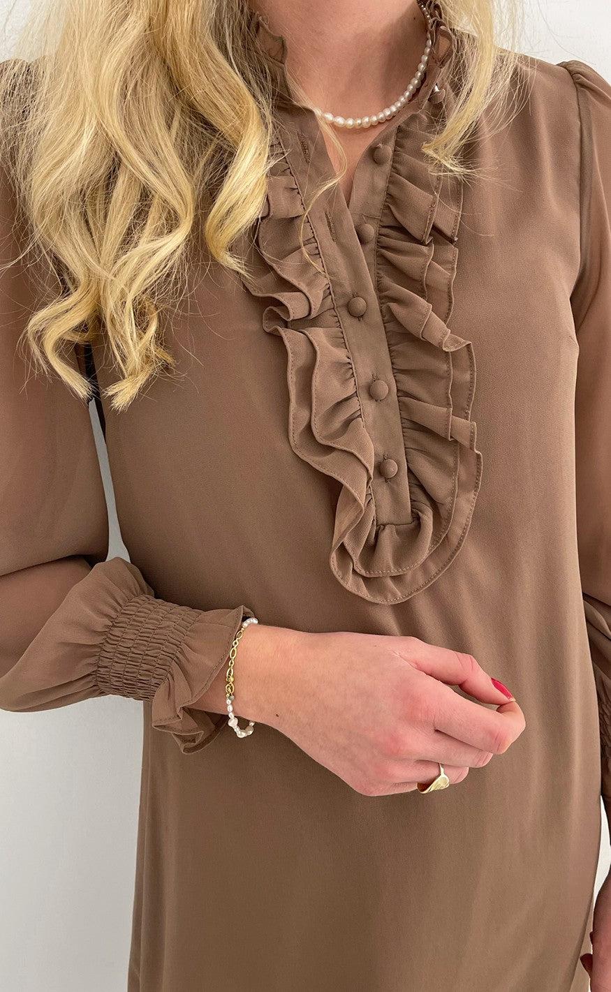 Say INA Copenhagen Kjole - Cami - Brown