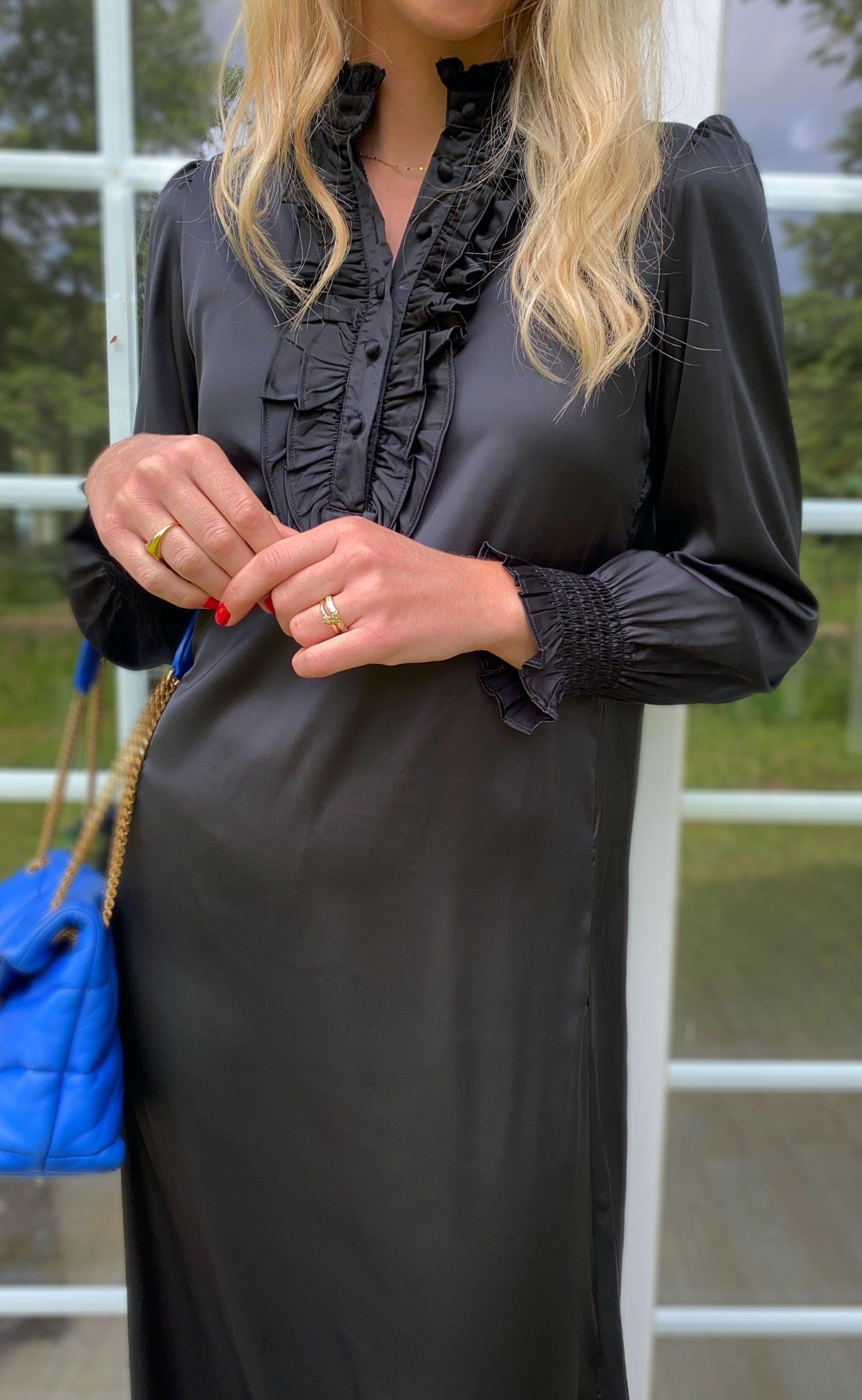 Say INA Copenhagen Kjole - Cami long - Black
