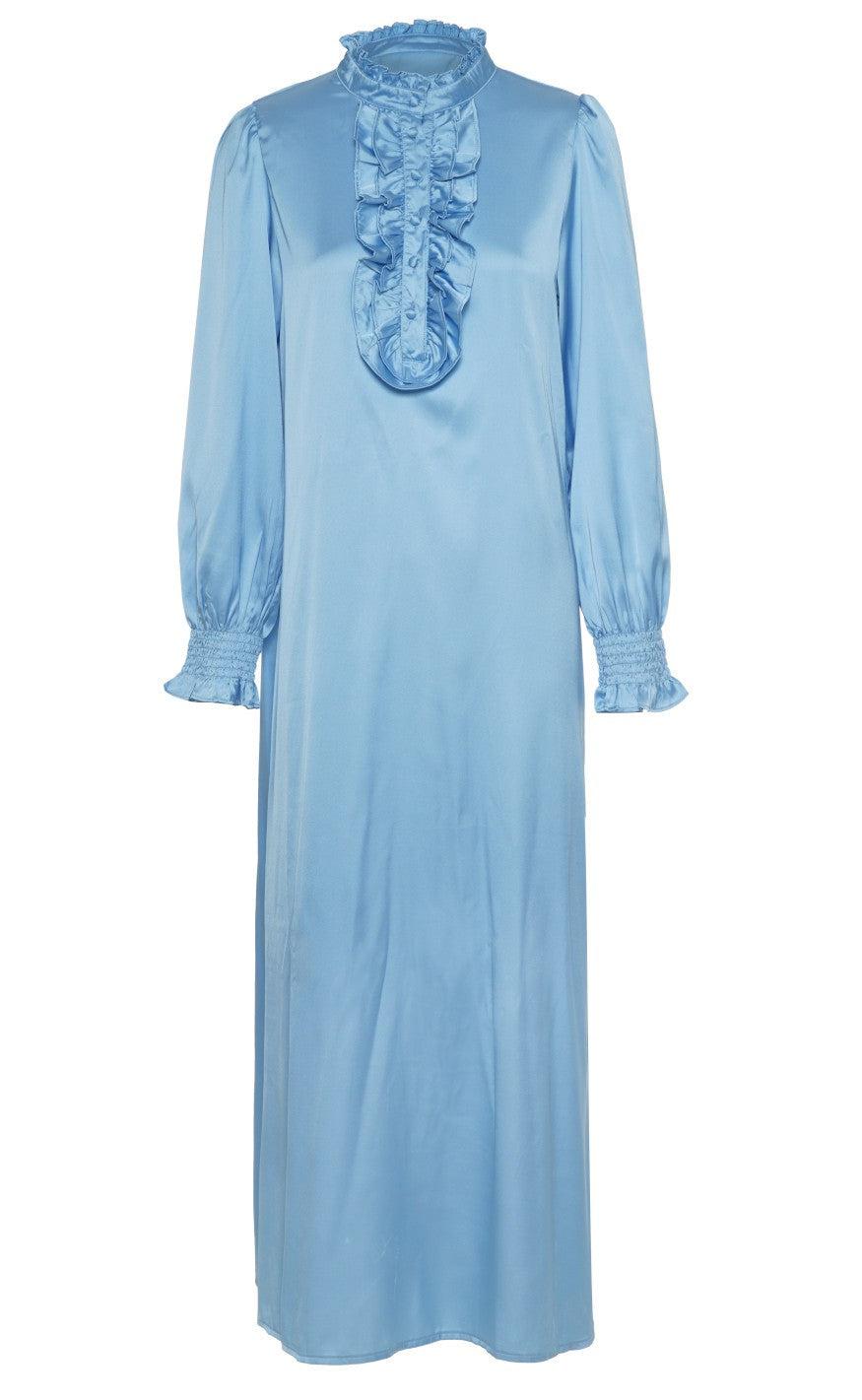 Say INA Copenhagen Kjole - Cami long - Light Blue