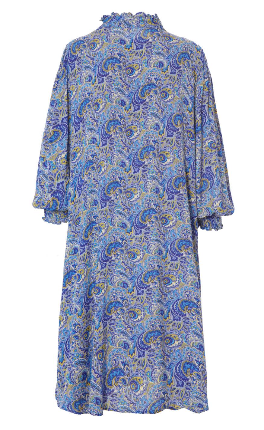 Say INA Copenhagen Kjole - Camilla - New Blue Paisley