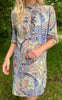 Say INA Copenhagen Kjole - Camilla - Purple Paisley