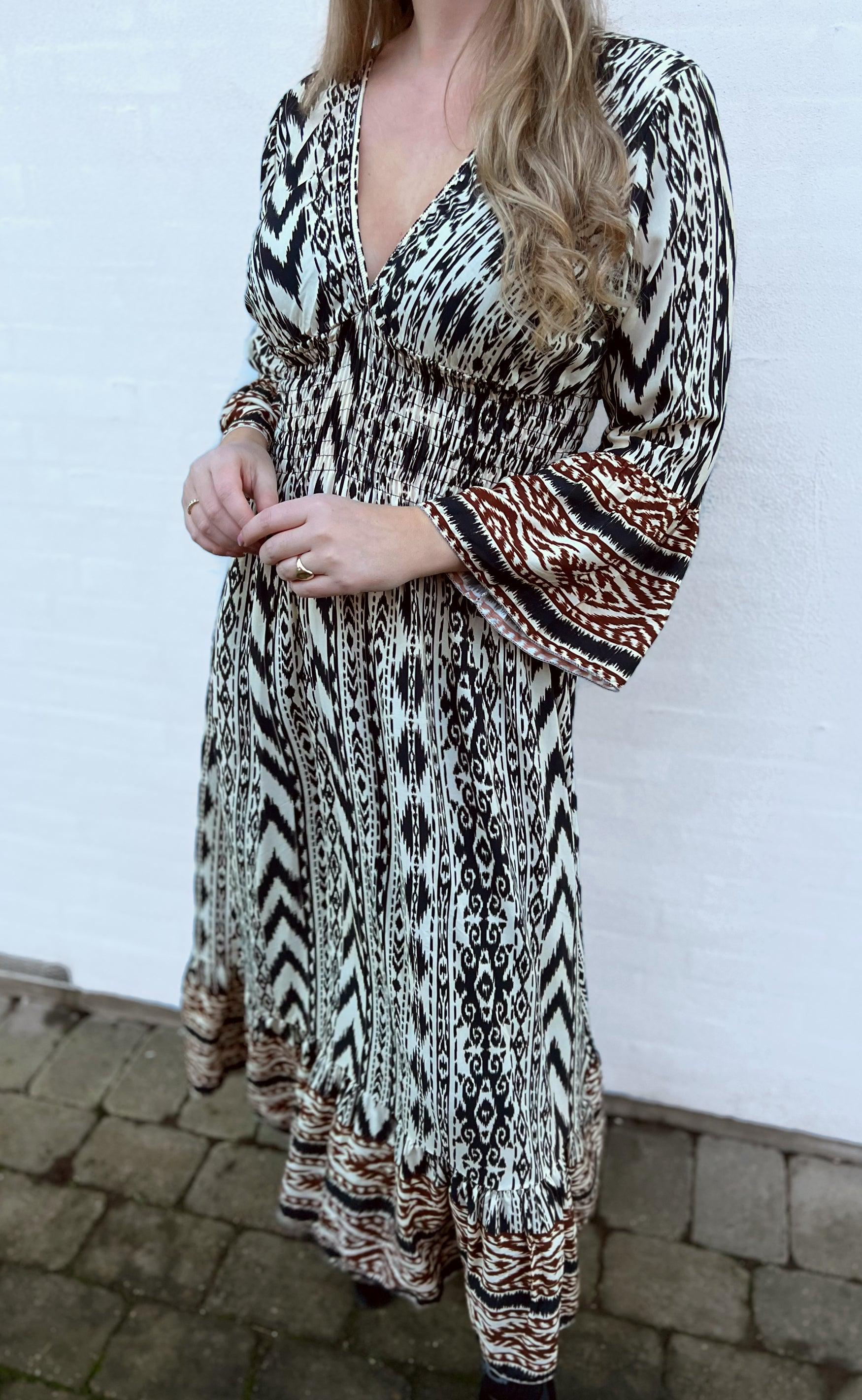 Say INA Copenhagen Kjole - Carla - Black / Beige