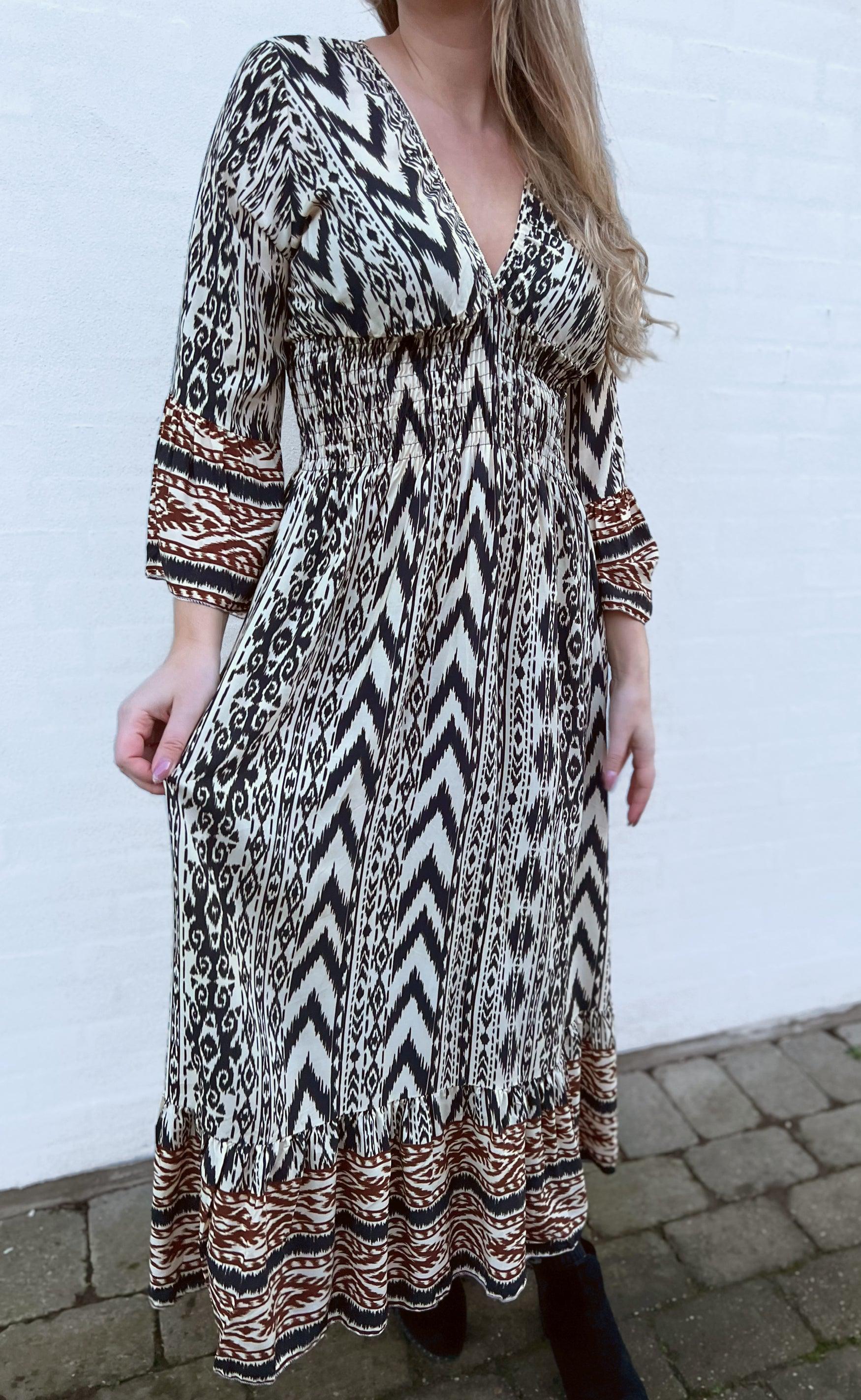 Say INA Copenhagen Kjole - Carla - Black / Beige
